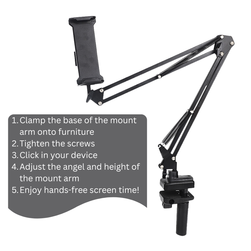 Portable & Ultra Durable Tablet & Phone Mount